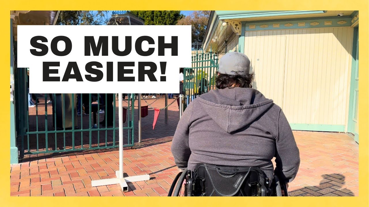New Disabled Accessible Disneyland Entrance