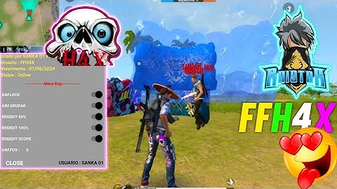 💯ffh4x Auto Headshot Hack‼️ New Injector FF || Free Fire Esp Name Mod Menu Injector Hack