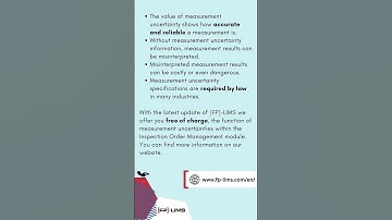Why is the investigation of the measurement uncertainty so important? #shorts
