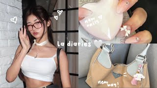 LA diaries 🎧: buying waiter a BTS album, nails, kbbq + cafes, designer bag, shopping