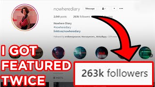 Do THIS To Get Featured On Instagram