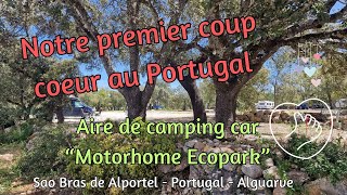 L'aire de camping car Motorhome Ecopark au Portugal en Algarve