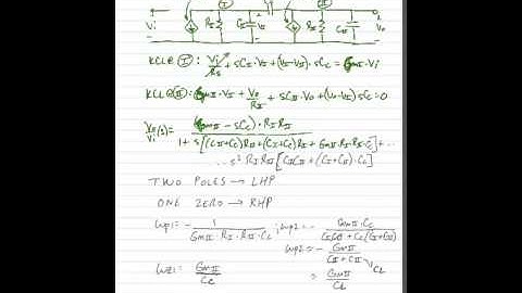 ECE 3110 - Lecture 17 - Part 3 - Op amp Compensation - Two stage Miller