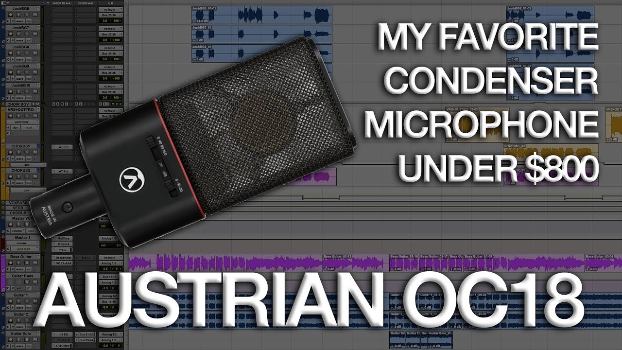 Austrian Audio OC18 Review // My NEW FAVORITE Condenser Mic Under