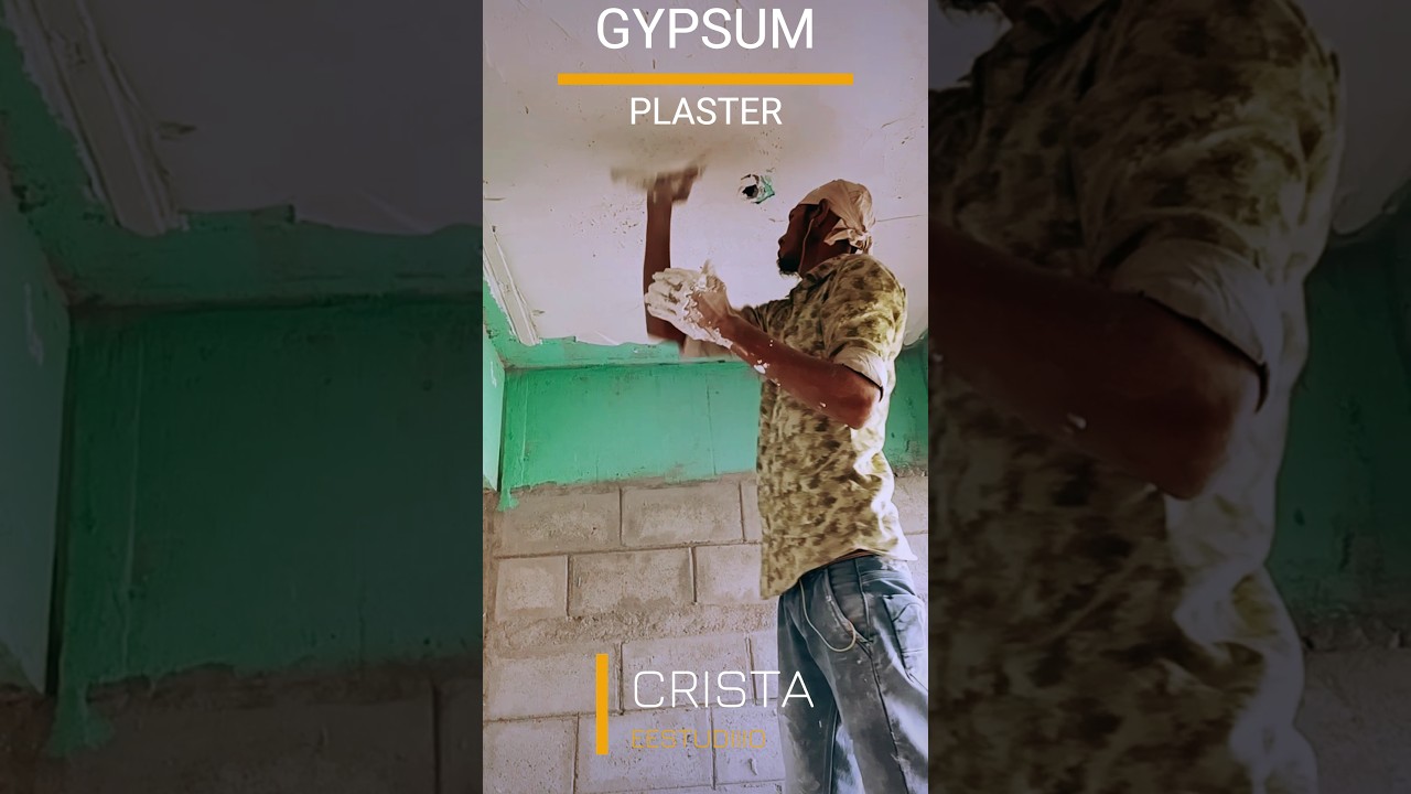 Gypsum Plaster on walls & ceiling 