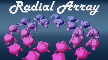 Best method for Radial array in blender | #blender3d #blenderrender