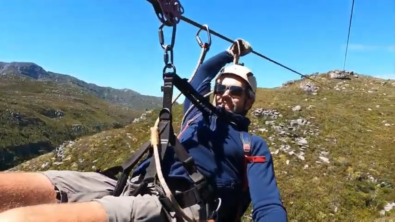 Ziplining Canopy Tour near Cape Town in South Africa