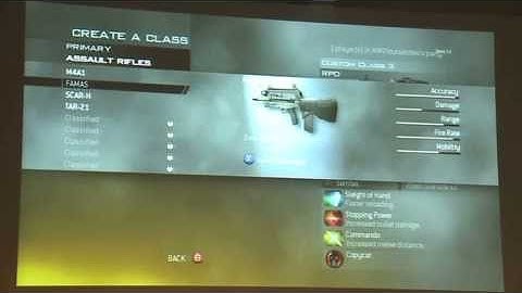 *NEW* Modern Warfare 2 Create Custom Classes DEMO