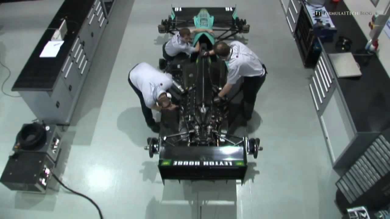 Az F1-es versenyautó felkészítése