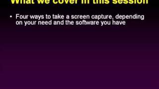 Create Screen Capture Visuals that are easy to understand