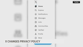 X privacy policy changing, exposing more personal user information