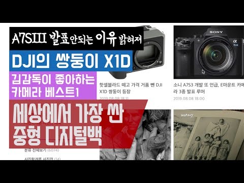 김경만 감독이 제일 좋아하는 카메라와 세상에서 가장 싼 중형 디지털백