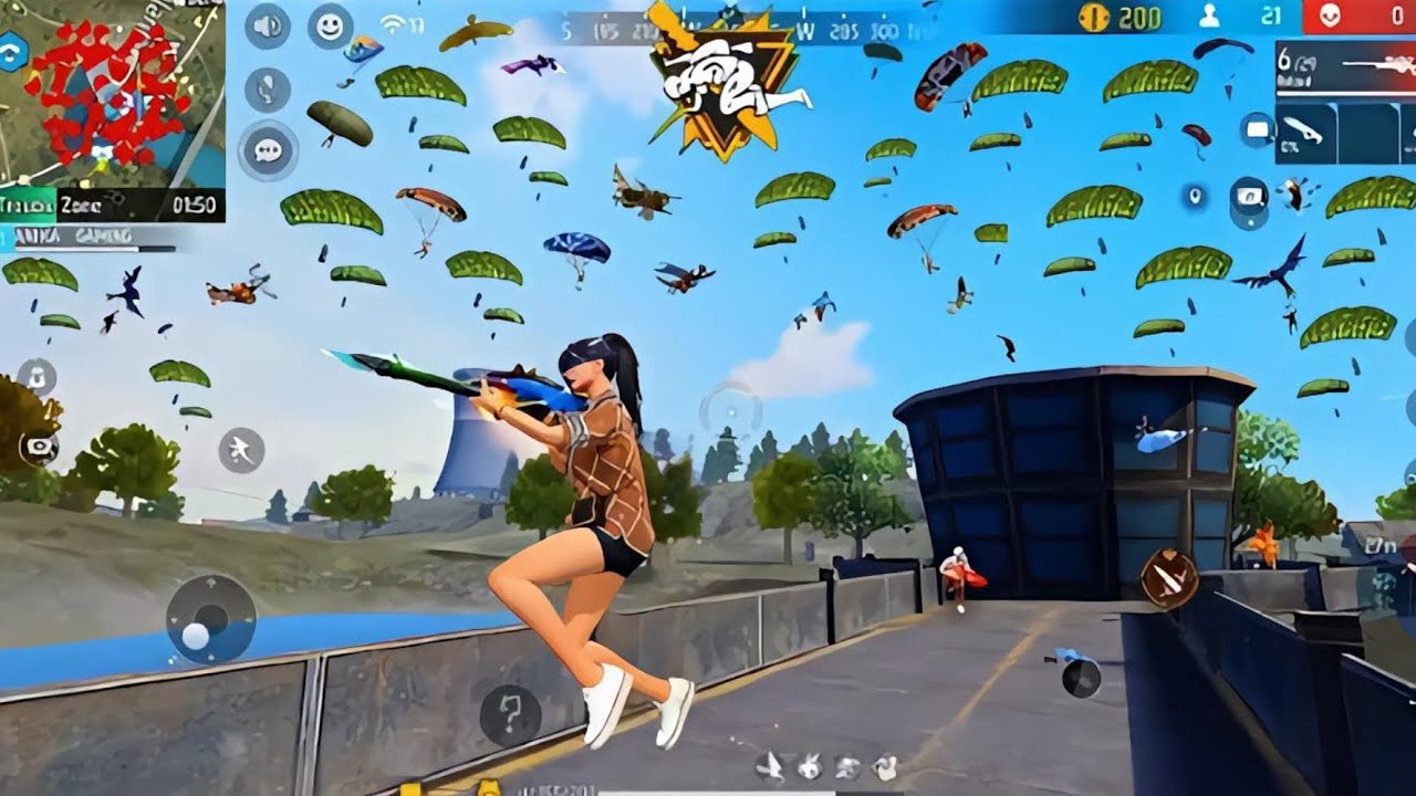 SOLO VS SQUAD 💀🔥 | EASIEST ONE😱😎 sigma girl gameplay only headshot 🤯😈||