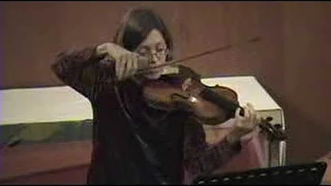 Telemann Largo for Baroque Violin: Carla Moore