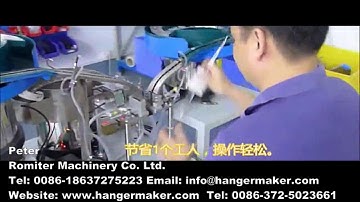 Semi Automatic Trousers Hanger Metal Clips Assembling Machine