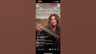 tori kelly - alive if i die (acoustic from instagram live 25/8)