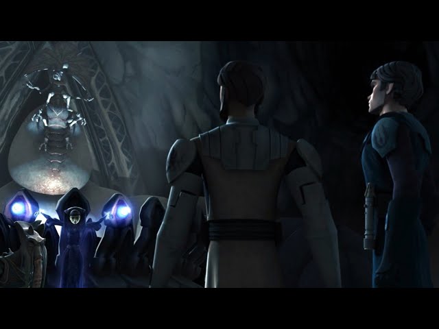 Anakin & Kenobi vs Geonosian Queen [4K HDR] - Star Wars: The Clone Wars class=