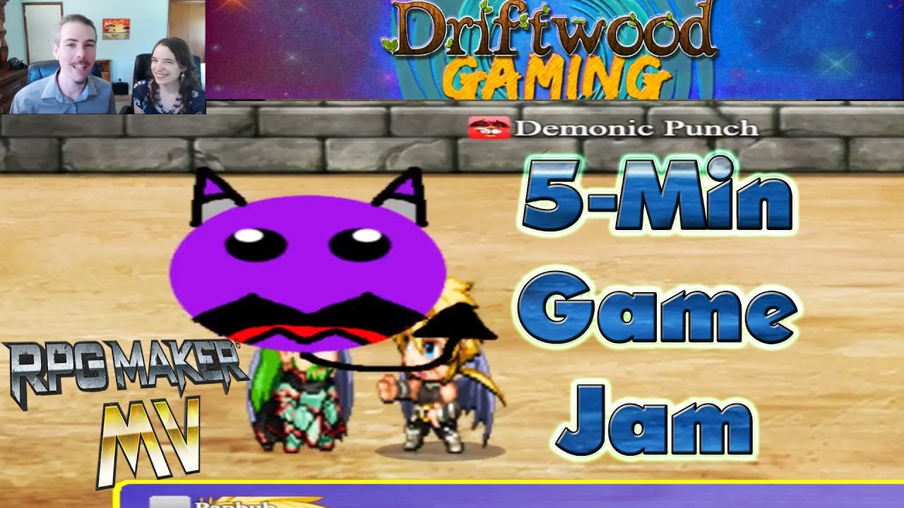 5 Minute Game Jam - Great Demon Lord Adventure Demo by Techhero90 - RPG Maker MV Action Sequence