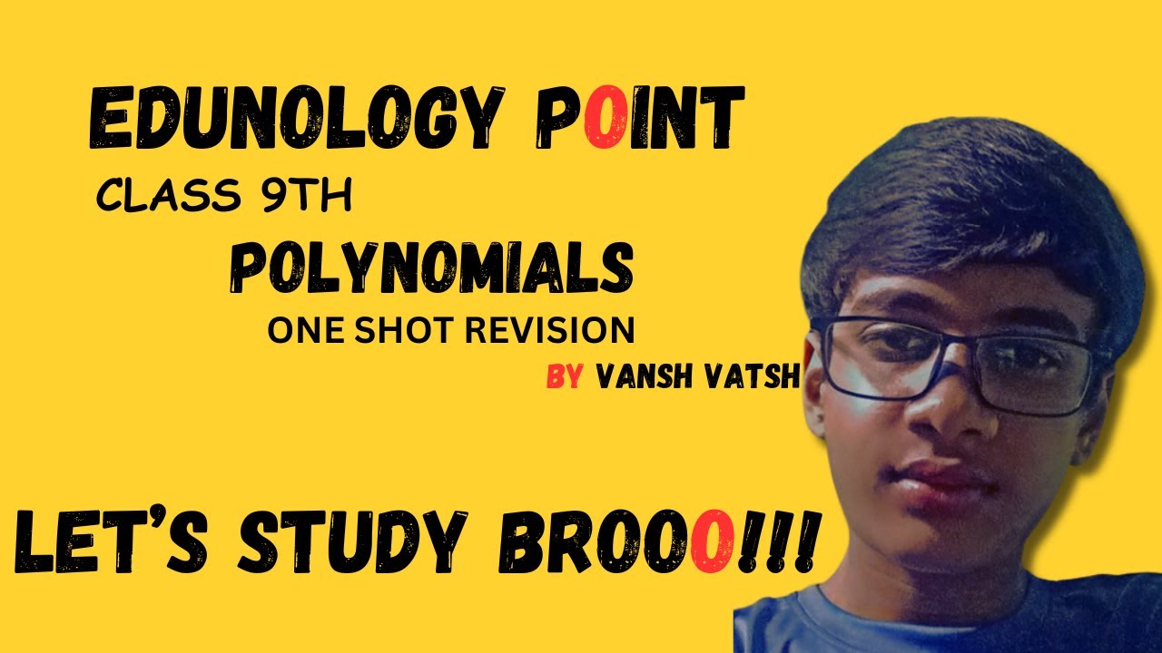 Class 9th maths chapter 2 polynomials part 2 with questions from all