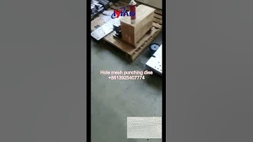 Hole mesh punching dies maker