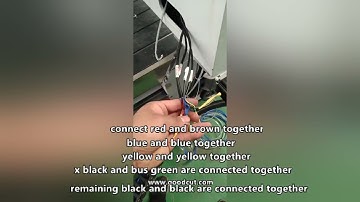 How to connect wire  of cnc router