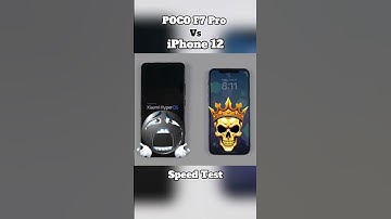 🔥 POCO F7 Pro vs iPhone 12 – SPEED TEST SHOWDOWN! Who Wins? ⚡#shorts
