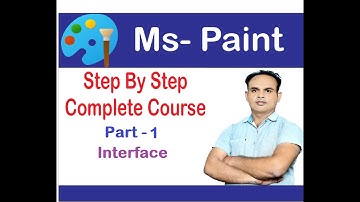 Complete Step by Step Ms-Paint Course Part 1/ Interface of Ms paint Drawing