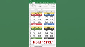 Sum Multiple Columns from Different Tables in One Go! 💡 #ExcelTips #DataHacks