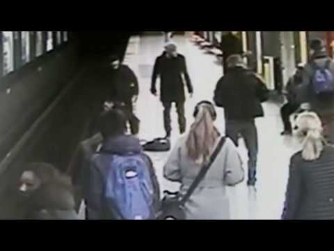 ITALY. Two-year old boy saved by teenager from metro train tracks