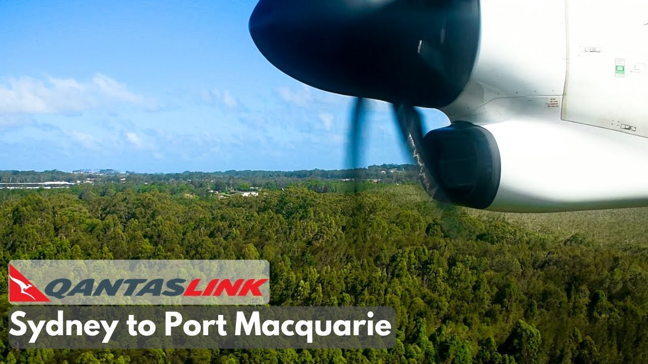 FULL FLIGHT QantasLink Dash 8 Q400 Sydney to Port Macquarie YouTube FULL FLIGHT QantasLink Dash 8 Q400 Sydney to Port Macquarie YouTube