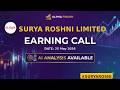 Surya Roshni Limited | SURYAROSNI | Earning Call | Alfa Finder