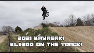KAWASAKI KLX300 HITS THE MOTOCROSS TRACK!