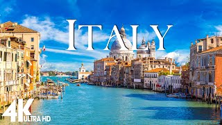 Italy 4K Stunning Aerial Film  Peaceful Relaxing Music and Nature Video Ultra HD