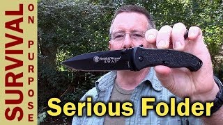 Smith and Wesson S.W.A.T. Large Folding Knife