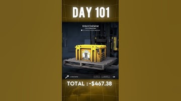 A Case A Day Until I Get Gloves! (Day 101) #shorts #cs2 #csgo #knife #gloves #gaming #goldgoldgold