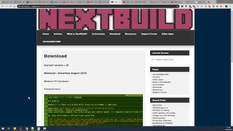 NextBuild 1-1 : Getting started
