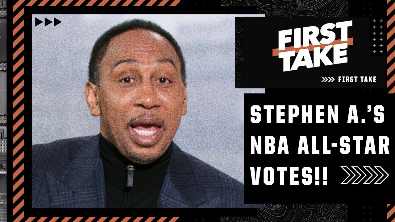 Stephen A. reveals his NBA All-Star votes 👀😯 | First Take