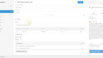 Dialog Flow Tutorial - Directional Flow - Adding Context and Follow Up to Intents