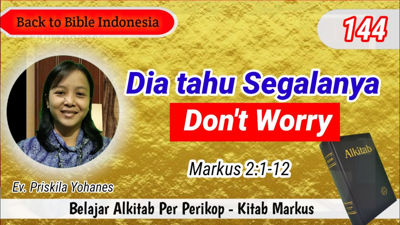 Angkatlah Tilahmu dan Pulanglah -  Markus 2:1-12