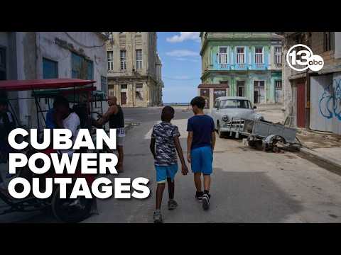 Island-wide blackout continues in Cuba as it struggles with deepening energy crisis