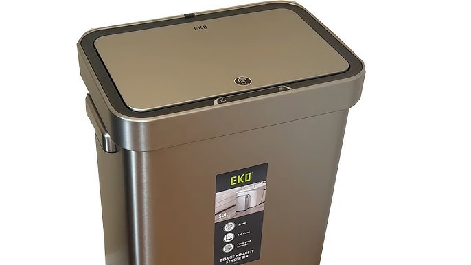 EKO Deluxe Mirage-T 50 liter smart trashcan review - handsfree, cordfree,  and affordable - The Gadgeteer