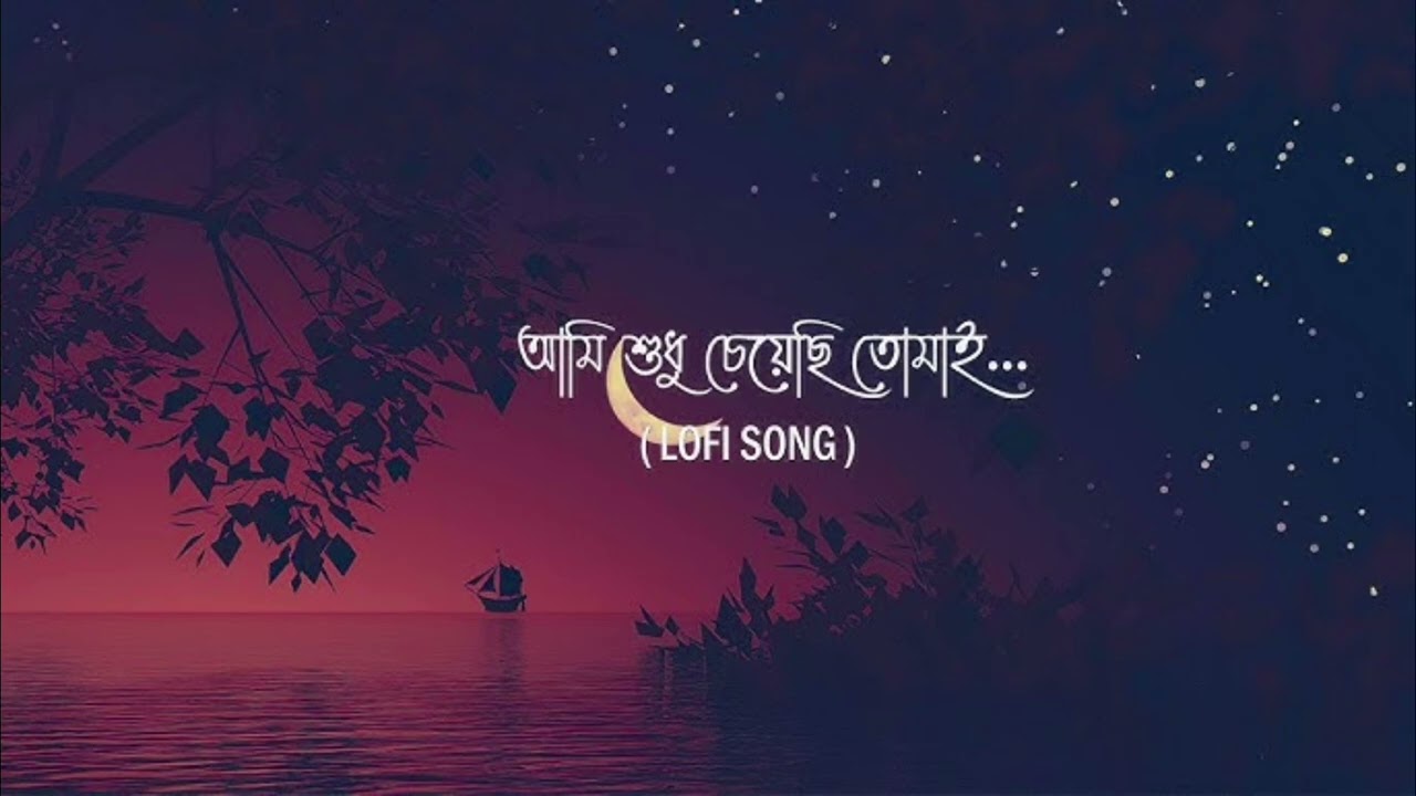 “তোর নামেই মন” নীরব রাতে চাঁদটা জাগে,তোর কথা মনে পড়ে, bangla lofi song lyrics 