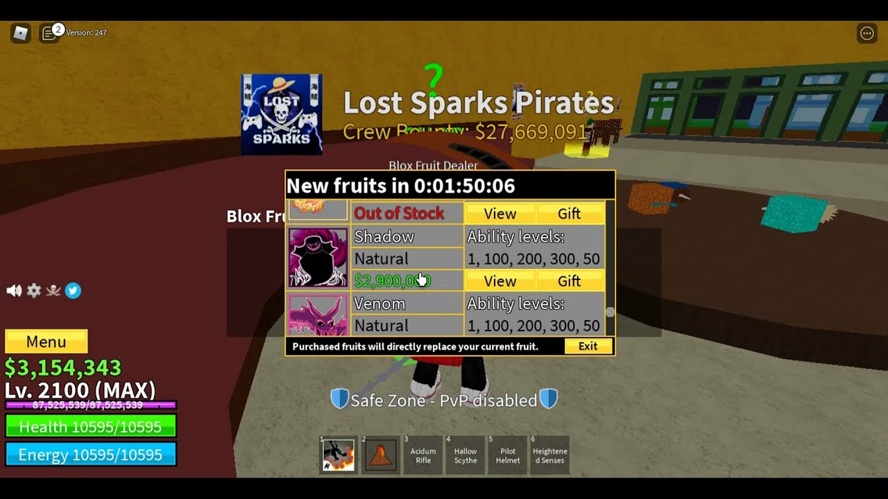 Leopard Fruit Was Finally On Blox Fruit Stock