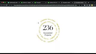 JavaScript Circle Text Animation