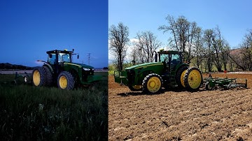 Bedknocking Corn Ground and Chisel Plowing Bean Ground