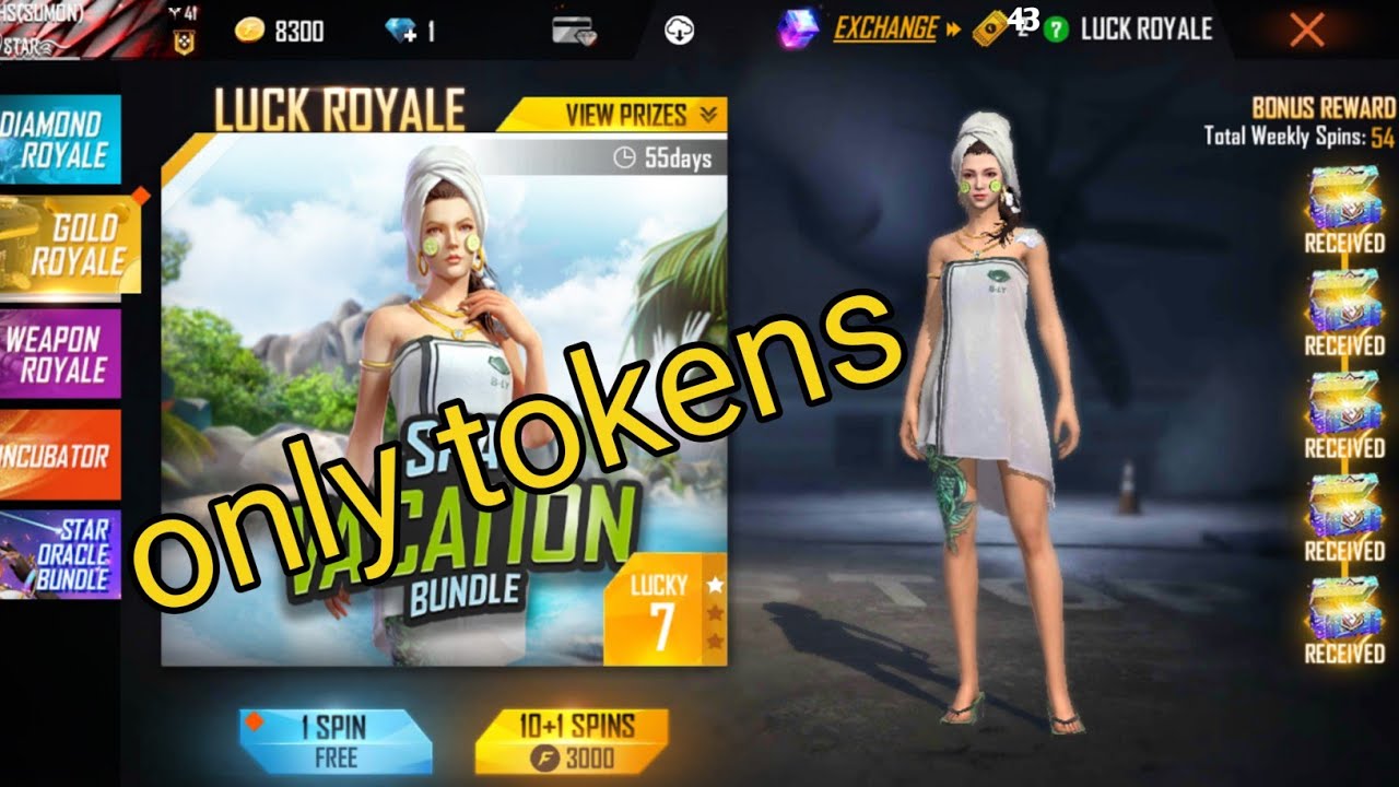 Taking out the spa bundle with only gold royal tokens||THS GAMING