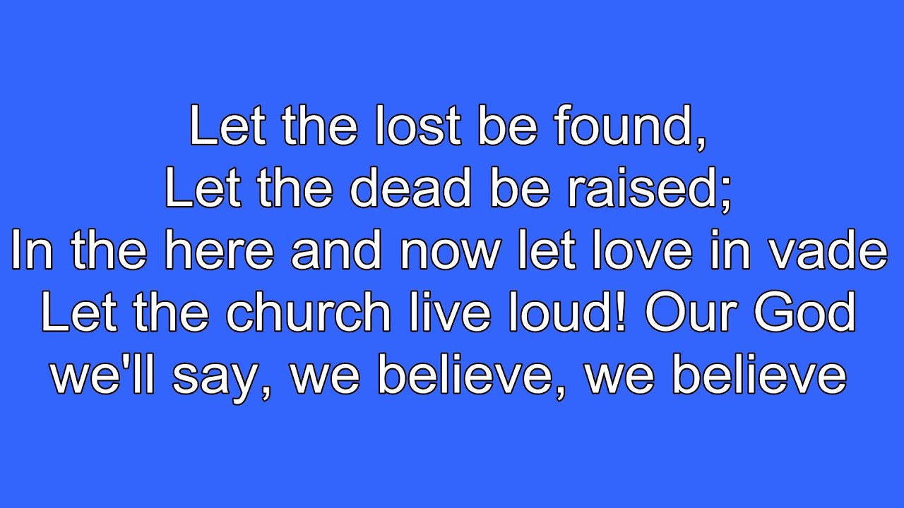 MG Choir, we believe (bass)