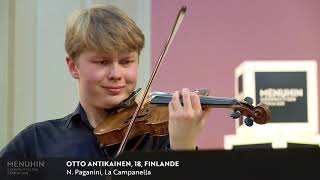 Otto Antikainen performs Paganinis La Campanella