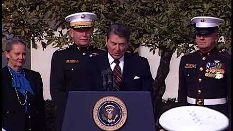 President Reagan's Remarks on the Anniversary of the US Marine Corps on November 10, 1986