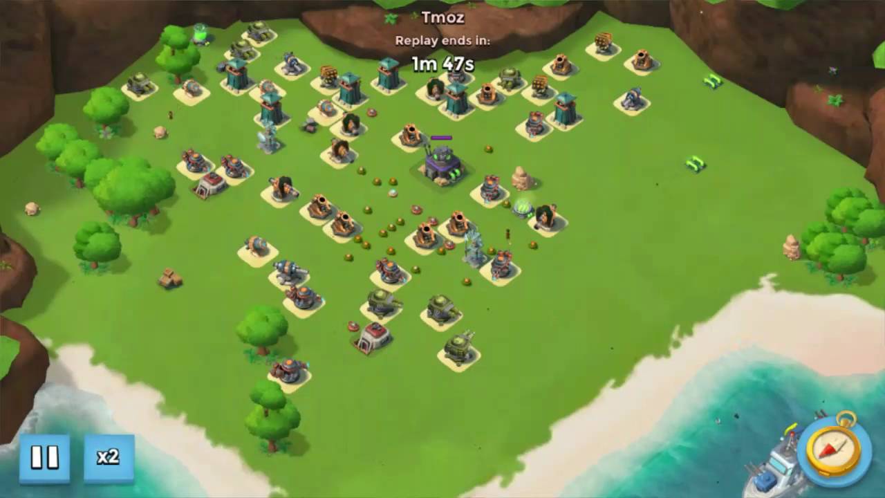 Boom Beach - Level 45 - DrT Volcano stages 5-7